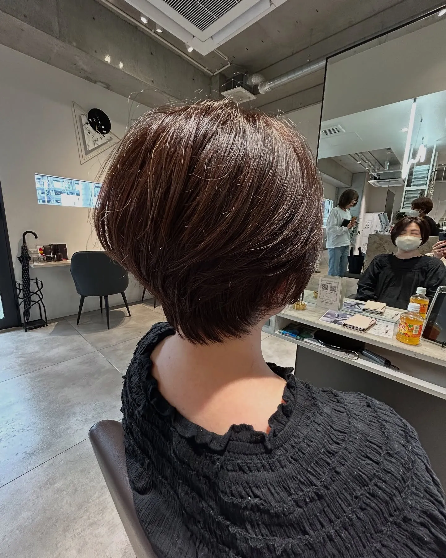 [パーマなし ］ショートボブ