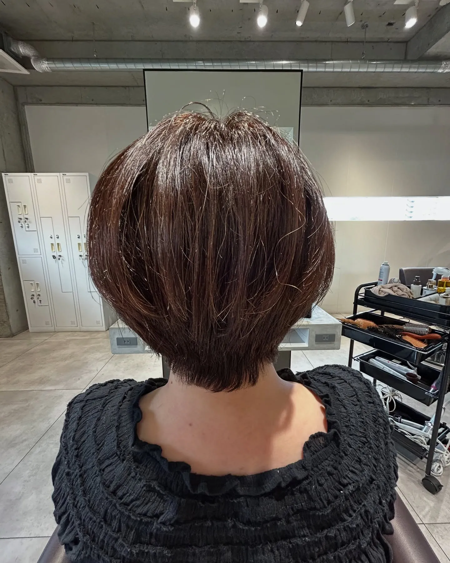 [パーマなし ］ショートボブ